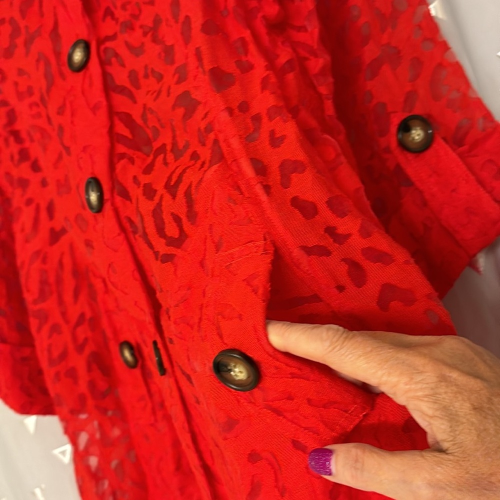 Red Summer jacket - Picture 5 of 6